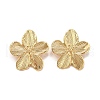 Brass Stud Earrings EJEW-Z117-03G-2