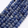 Dyed & Heated Natural Blue Aventurine Beads Strands G-I199-24-8mm-4