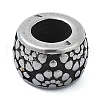 304 Stainless Steel European Beads STAS-H219-04AS-1