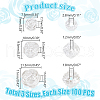 AHADERMAKER 300Pcs 3 Styles Imitation Pearl Acrylic Beads OACR-GA0001-20-2