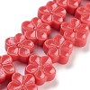 Synthetic Coral Carved Beads Strands CORA-B001-04A-1