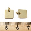 Geometric Figure Style 304 Stainless Steel Stamping Blank Tag Charms STAS-D302-03C-3