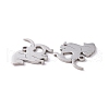 Non-Tarnish 201 Stainless Steel Charms STAS-G273-02P-2