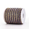 Iron Rhinestone Cup Chains CH-T006-04G-07-2