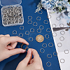 Unicraftale 200Pcs 304 Stainless Steel Open Jump Rings Jump Rings STAS-UN0057-96-4