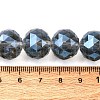Transparent Electroplate Glass Beads Strands EGLA-N002-34F-F04-2