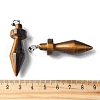 Natural Tiger Eye Pendants G-C187-03A-3