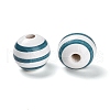 Natural Wood European Beads WOOD-S059-01B-2