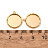 Brass Pendant Cabochon Settings KK-F898-20C-G-3