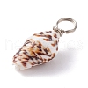 Natural Shell Pendants PALLOY-JF01164-01-3