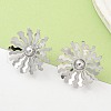 304 Stainless Steel Stud Earrings EJEW-Z098-21P-3