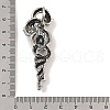 Synthetic Snowflake Pendants G-A224-03AS-03-3