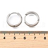304 Stainless Steel Hoop Earrings EJEW-Z123-01B-P-5