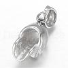 316 Surgical Stainless Steel Pendants STAS-P039-107M-4