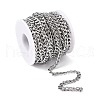 304 Stainless Steel Cuban Link Chains CHS-G010-02P-3
