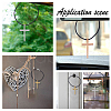 3Pcs 3 Styles Stainless Steel Cross Charms Bracelet Sets BJEW-DR00001-6