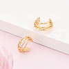 Brass Cuff Earrings KK-T074-42G-1