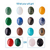 Fashewelry 14Pcs 14 Style Mixed Gemstone Cabochons G-FW0001-06-11