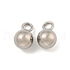 Non-Tarnish 201 Stainless Steel Charms STAS-O004-09C-P-1
