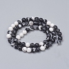 Natural Gemstone Imitation Zebra Jasper Beads Strands G-G829-07-6mm-2