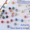 Kissitty 90Pcs 9 Color Natural Imperial Jasper Beads G-KS0001-14-12