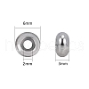 Unicraftale 304 Stainless Steel Beads STAS-UN0002-39P-3