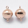 925 Sterling Silver Magnetic Clasps STER-F037-098RG-8mm-2