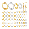   80Pcs 4 Colors Brass Bead Frames FIND-PH0021-29-7
