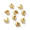 Brass Crimp Beads Covers X-FIND-Z039-13B-G-2