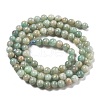 Natural Amazonite Beads Strands G-K068-03-4mm-A-5