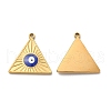 PVD Vacuum Plating 201 Stainless Steel Pendants STAS-J401-VF662-1-1