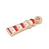 Alloy Enamel Pendants ENAM-A008-15KCG-03-2