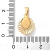 Natural Rose Quartz Pendants STAS-C120-15G-07-3