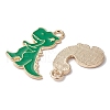 10Pcs 10 Styles Alloy Enamel Pendants ENAM-YW0003-25-2