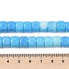 Dyed Glass Beads Strands GLAA-H037-01E-4