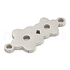 Non-Tarnish 304 Stainless Steel Connector Charms STAS-Z076-21P-2