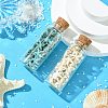2Pcs Transparent Glass Wishing Bottle Decoration PALLOY-JF03374-2