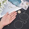 Unicraftale 20Pcs 2 Colors 304 Stainless Steel Cable Chain AJEW-UN0001-15-2