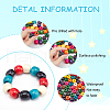   220Pcs 11 Colors Natural Wooden Beads WOOD-PH0001-58-WH-6