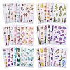 36Pcs 36 Styles PET Waterproof Stickers STIC-TAC0001-004-1
