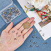 DICOSMETIC 70Pcs 304 Stainless Steel Screw Eye Peg Bails STAS-DC0015-34-3