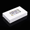 96Pcs Electroplated Transparent Glass Charms EGLA-N006-071-3