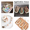 80Pcs 8 Style Food Grade Eco-Friendly Silicone Beads SIL-TA0001-04-9