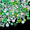 Transparent & Opaque Acrylic Bead OACR-TAC0002-08D-3