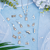 SUNNYCLUE 60Pcs 10 Styles Tibetan Style Alloy Pendants FIND-SC0010-72-4
