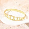 Ion Plating(IP) 304 Stainless Steel Hinged Bangles for Women BJEW-A011-17G-2