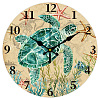 MDF Printed Wall Clock HJEW-WH0058-033-1