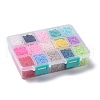 150G 15 Colors Handmade Polymer Clay Beads CLAY-JP0001-14-4mm-4