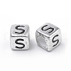 Plated Acrylic Beads X1-PB43C9308-S-2