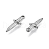 Non-Tarnish 304 Stainless Steel Pendants STAS-N099-38-3